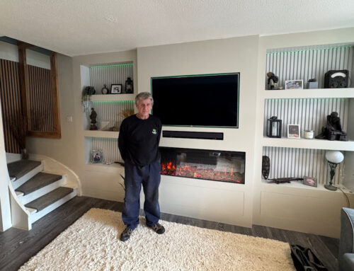 Media Wall for couple in Hempstead