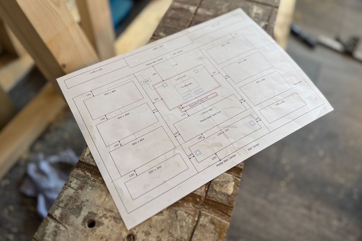 Cobnut Joinery Media Wall Stg1-01